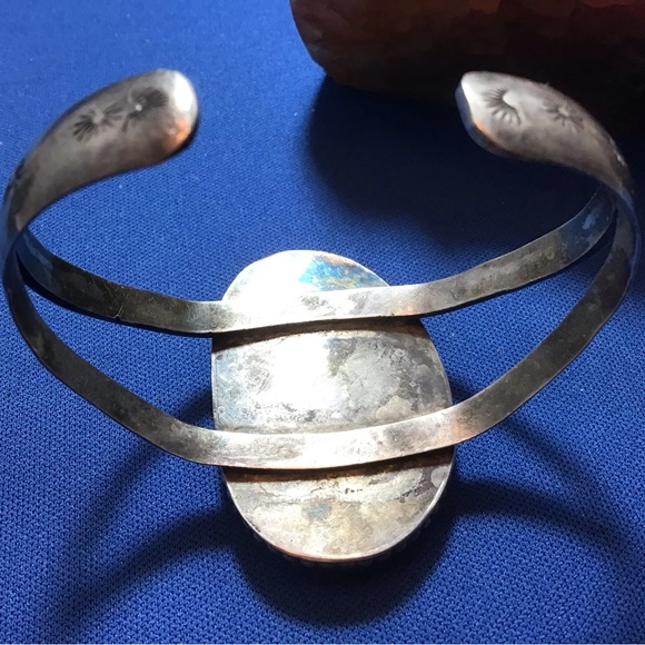 Sterling Turquoise Cuff - Picture 8 of 12